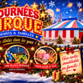 Affiche de noel du cirque franconi