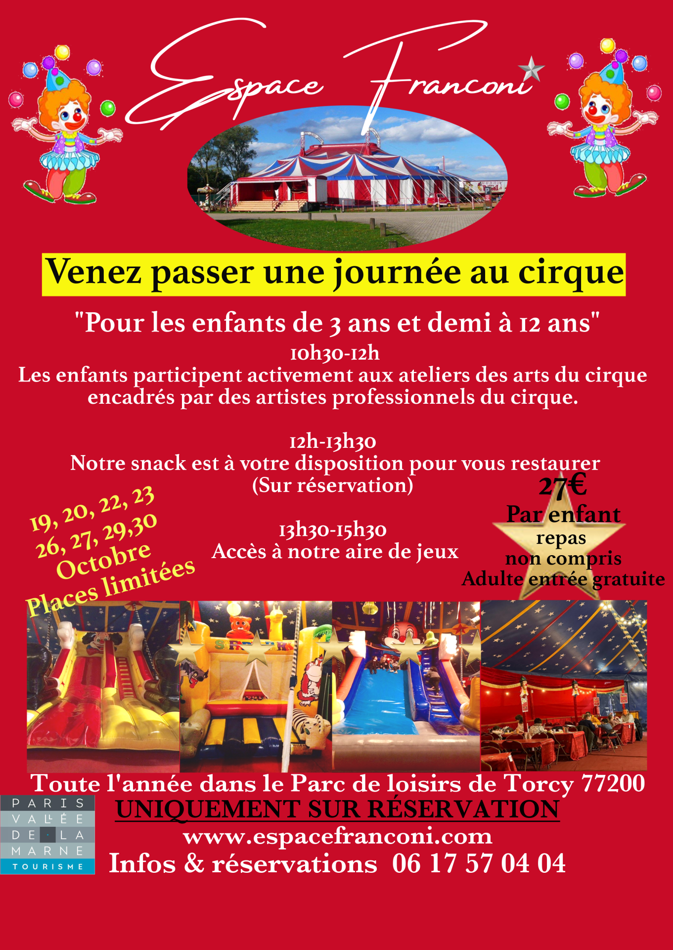 Affiche journee cirque fe crier 2025