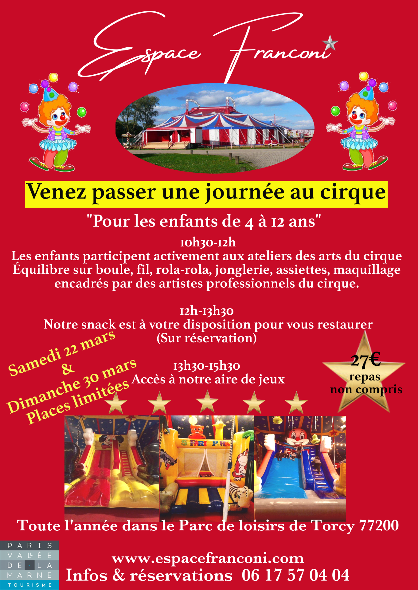 Affiche journee cirque mars 2025