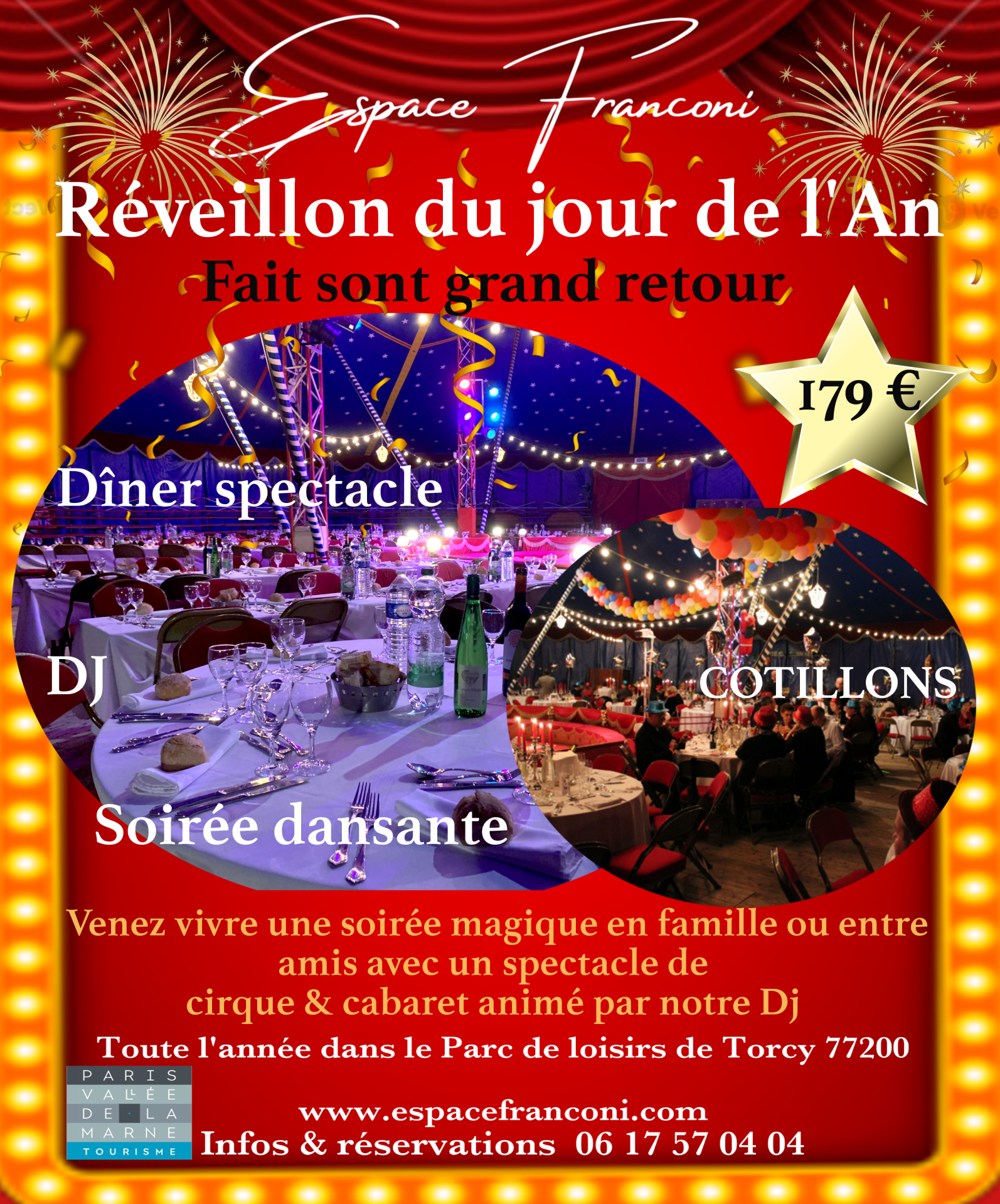Affiche reveillon 2025