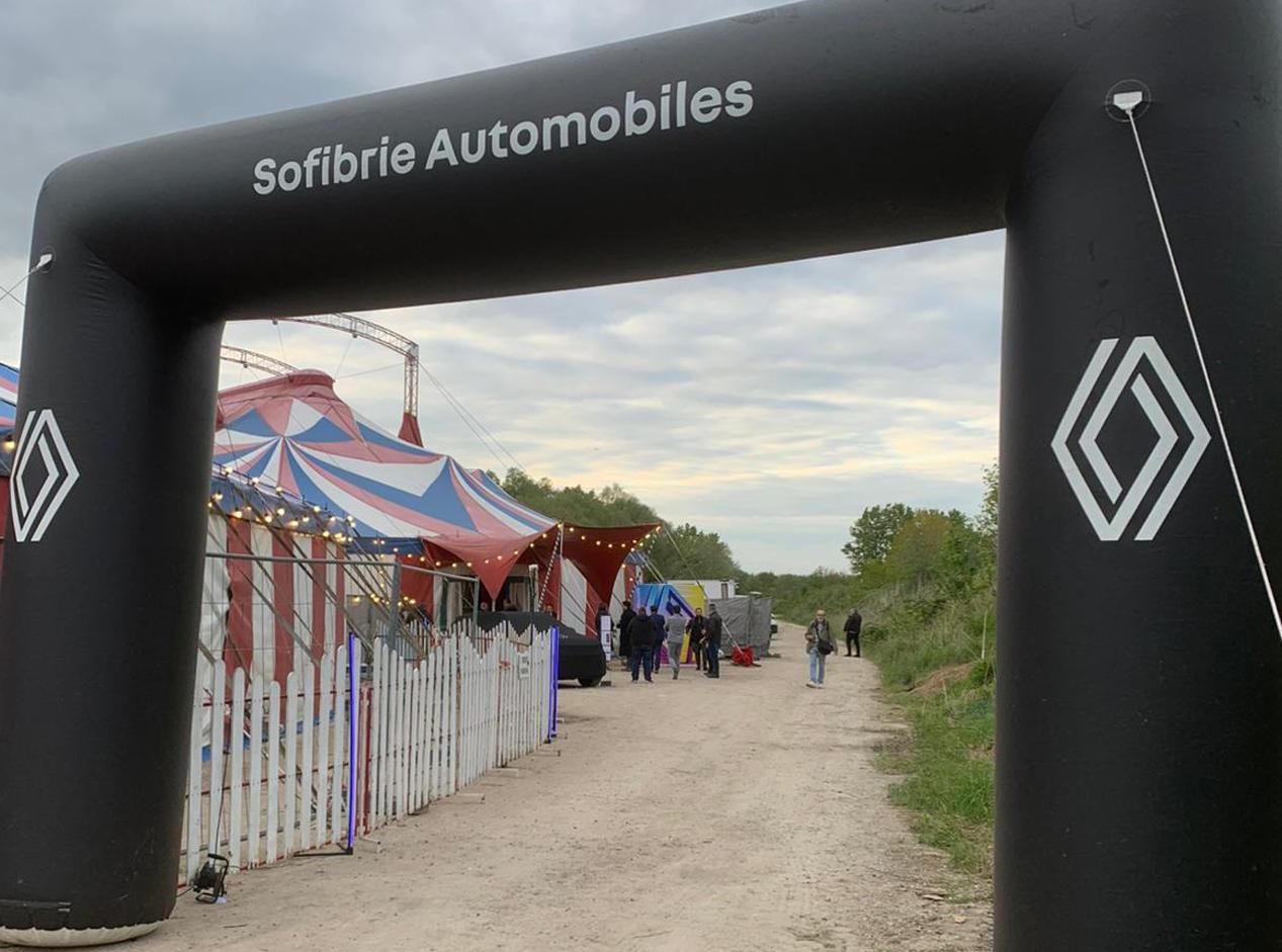 Habillage de marque événementiel